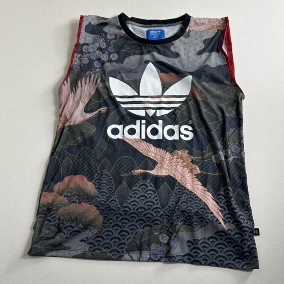 Adidas x Rita Ora Kimono Print Tank Top AJ7266 Geisha Size XS - Picture 2 of 15